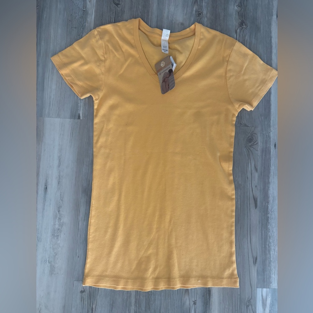 Alternative Mustard Short Sleeve Tee NWT